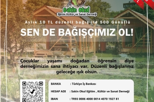 SENDE BAĞIŞÇIMIZ OL!