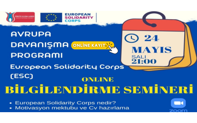 ESC BİLGİLENDİRME SEMİNERİ BAŞVURU FORMU