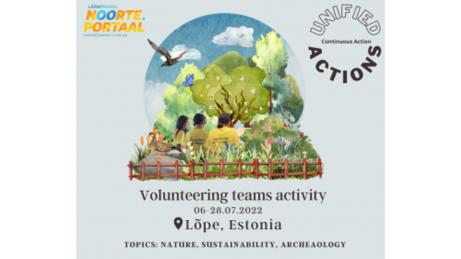 Estonya, Lõpe'de 3 haftalık gönüllülük fırsatı / ESC-001 