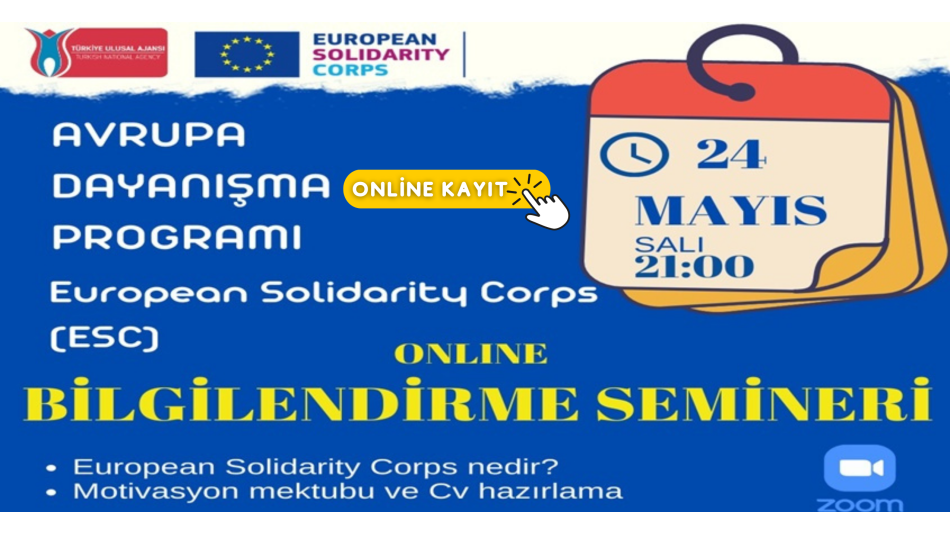 ESC BİLGİLENDİRME SEMİNERİ BAŞVURU FORMU